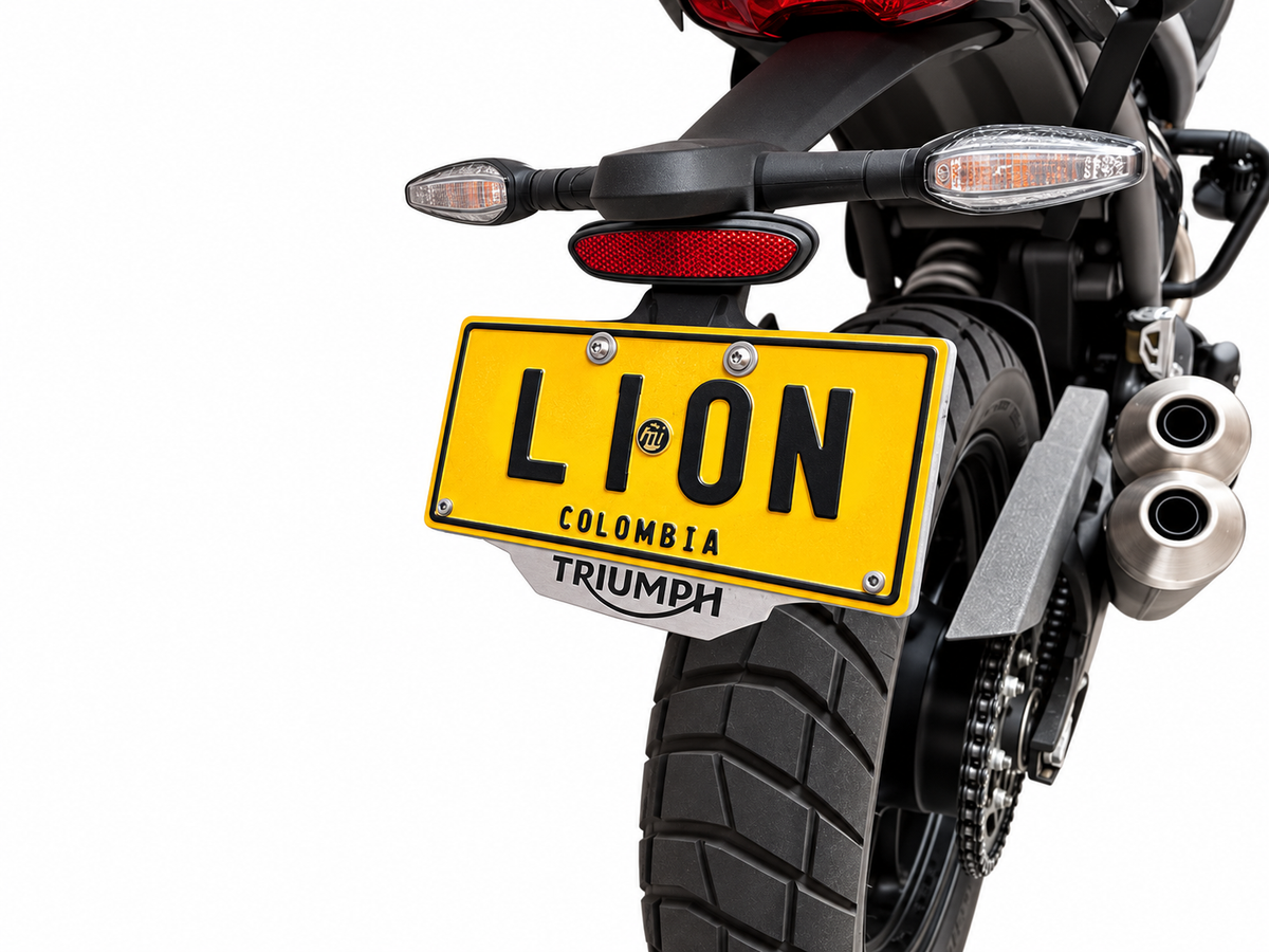 PORTA PLACA TRIUMPH