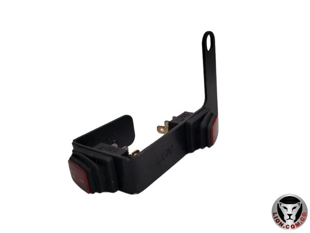 DOM4BO - BOTONERA 2 PUESTOS LED