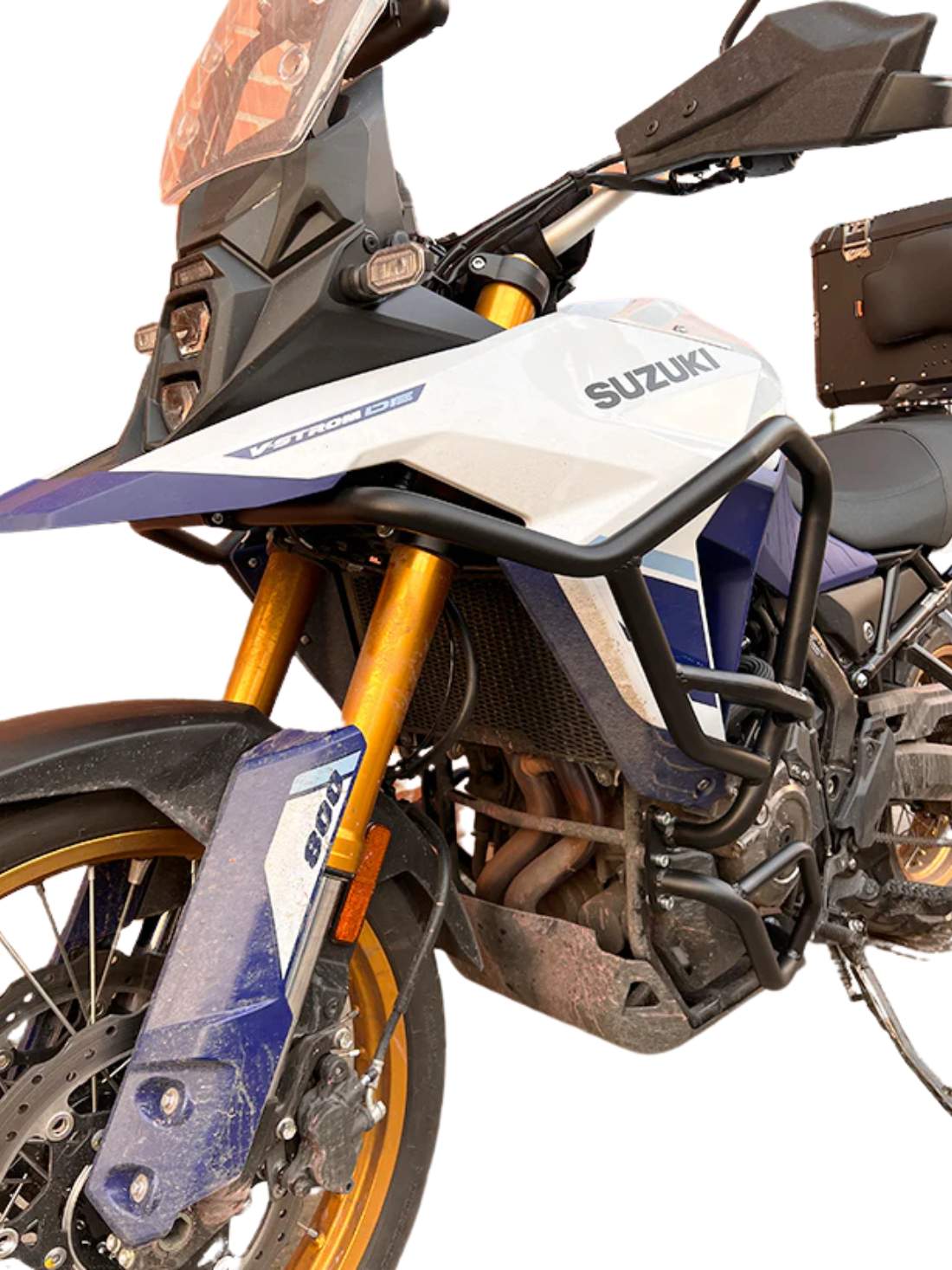 DEFENSA MOTOR ALTA Y BAJA SUZUKI V-STROM 800DE