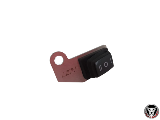 BLACK BUTTON 3 POSITIONS