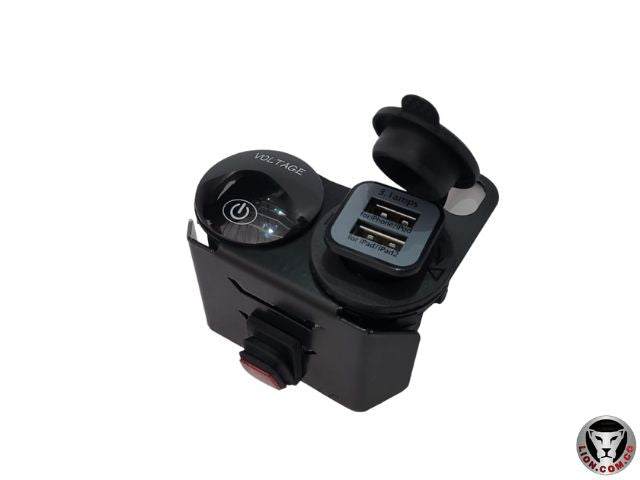 KIT PARA CARGADOR Y VOLTIMETRO