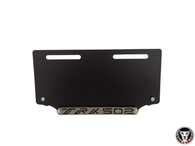 TRK502PPL - PORTA PLACA DE LUJO (SE FABRICA POR ENCARGO)