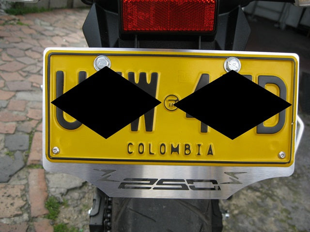 Z250PP - PORTA PLACA