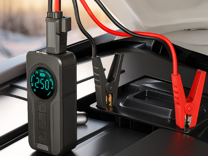 INICIADOR DE BATERIA Y COMPRESOR DE AIRE