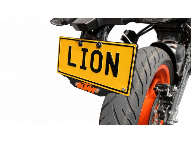 KTM200PPL - PORTA PLACA DE LUJO