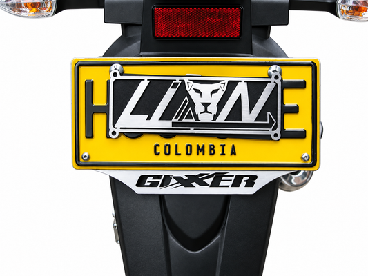 PORTA PLACA SUZUKI  GIXXER 150 - 200