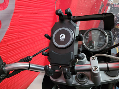 IMP0181 - PORTA CELULAR AV CARGA TIPO C + INALAMBRICA