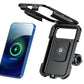 IMP0176 - PORTA CELULAR GIRO 360° IMPERMEABLE CON CARGADOR TIPO C + CARGA INALAMBRICA