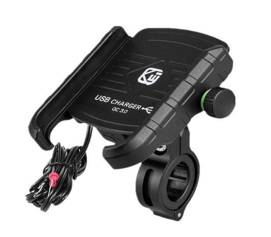 360 ROTATING CELLPHONE HOLDER WITH USB CHARGER