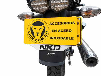 PORTA PLACA AKT NKD