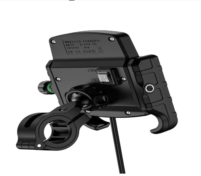 IMP0170 - PORTA CELULAR GIRO 360° CON CARGA INALAMBRICA