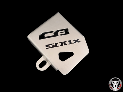 CB500XPRFT22 - PROTECTOR RECIPIENTE FRENO TRASERO HONDA NX 500
