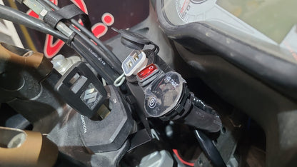 ABS650BCV - BASE CARGADOR-VOLTIMETRO 2 PUESTOS